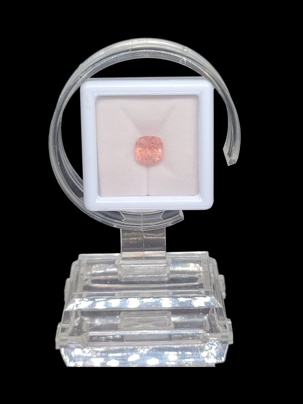 NEW Cherry Quartz Cushion-Cut Loose Gemstone 2.36 Carats